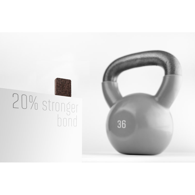 Super Sliders X Gorilla Glue 1" Square Felt Pads For Hardwood, Beige